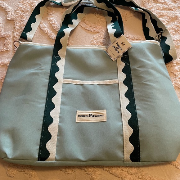 Insulated tote picnic bag  Business and pleasure brand Rivie green color. - Picture 3 of 11